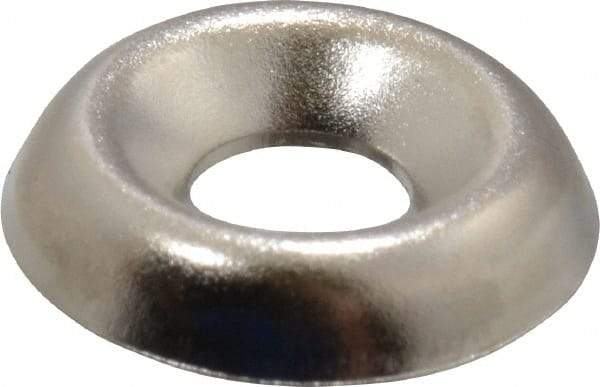 Value Collection - 5/64" Thick, Nickel-Plated Finish, Steel, Standard Countersunk Washer - 0.17" ID x 15/32" OD - Makers Industrial Supply