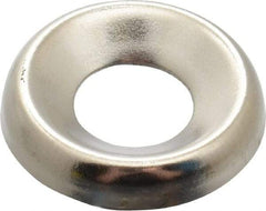 Value Collection - 5/32" Thick, Nickel-Plated Finish, Steel, Standard Countersunk Washer - 0.305" ID x 25/32" OD - Makers Industrial Supply