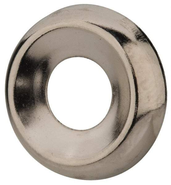 Value Collection - 0.021" Thick, Nickel-Plated Finish, Steel, Standard Countersunk Washer - 0.585" ID x 0.89" OD - Makers Industrial Supply