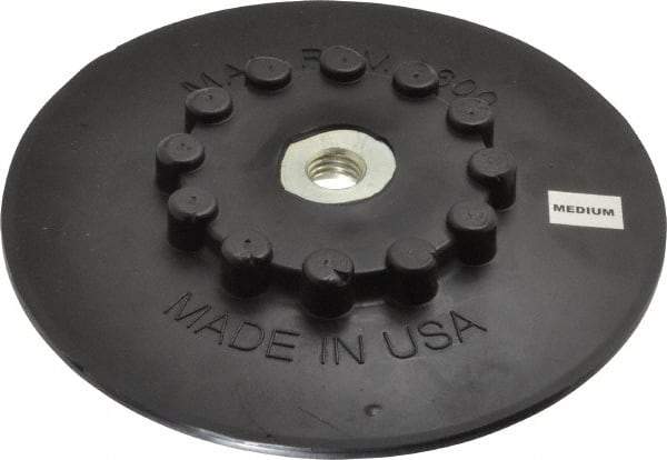 Norton - 7" Diam Quick-Change Type S Disc Backing Pad - Medium Density, 8,600 RPM, Speed-Lok Compatible - Makers Industrial Supply