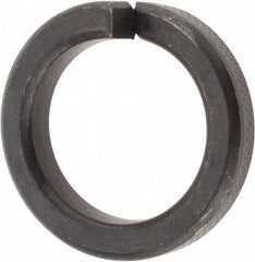 Value Collection - 1", 1.017" ID, 1/4" Thick High Collar Split Lock Washer - Steel, Uncoated, 1.017" Min ID, 1.042" Max ID, 1.483" Max OD - Makers Industrial Supply