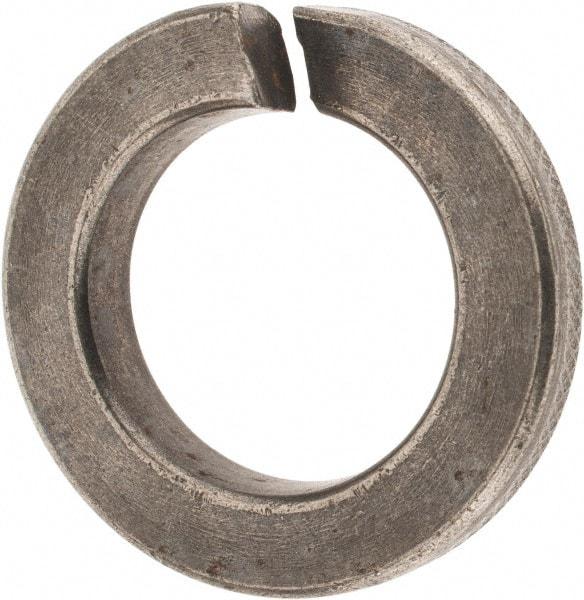 Value Collection - 1", 1.003" ID, 1/4" Thick Split Lock Washer - Steel, Uncoated, 1.003" Min ID, 1.024" Max ID, 1.656" Min OD, 1.661" Max OD - Makers Industrial Supply