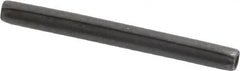 Made in USA - 3/32" Diam x 1" Long Coiled Spring Pin - Grade 1070-1090 Alloy Steel, Black Oxide Finish - Makers Industrial Supply