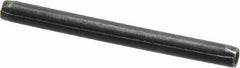 Made in USA - 3/32" Diam x 1-1/8" Long Coiled Spring Pin - Grade 1070-1090 Alloy Steel, Black Oxide Finish - Makers Industrial Supply