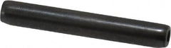 Made in USA - 1/8" Diam x 7/8" Long Coiled Spring Pin - Grade 1070-1090 Alloy Steel, Black Oxide Finish - Makers Industrial Supply