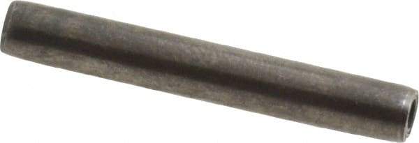 Made in USA - 5/32" Diam x 1-1/8" Long Coiled Spring Pin - Grade 1070-1090 Alloy Steel, Black Oxide Finish - Makers Industrial Supply