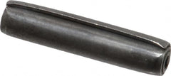 Made in USA - 3/16" Diam x 7/8" Long Coiled Spring Pin - Grade 1070-1090 Alloy Steel, Black Oxide Finish - Makers Industrial Supply