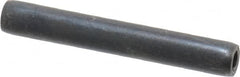 Made in USA - 7/32" Diam x 1-1/2" Long Coiled Spring Pin - Grade 1070-1090 Alloy Steel, Black Oxide Finish - Makers Industrial Supply