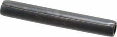 Made in USA - 1/4" Diam x 1-3/4" Long Coiled Spring Pin - Grade 1070-1090 Alloy Steel, Black Oxide Finish - Makers Industrial Supply