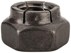 Flex-Loc - 5/8-11 UNC Grade 2 Heavy Hex Lock Nut with Expanding Flex Top - Uncoated, Meets Military Specifications - Makers Industrial Supply