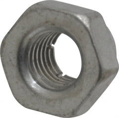 Flex-Loc - 1/4-28 UNJF Grade 2 Hex Lock Nut with Expanding Flex Top - Cadmium-Plated Finish, Meets Military Specifications - Makers Industrial Supply