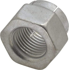 Flex-Loc - 1/2-20 UNJF Grade 2 Hex Lock Nut with Expanding Flex Top - Cadmium-Plated Finish, Meets Military Specifications - Makers Industrial Supply