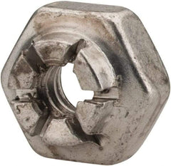 Flex-Loc - #4-40 UNJC Grade 2 Hex Lock Nut with Expanding Flex Top - Cadmium-Plated Finish, Meets Military Specifications - Makers Industrial Supply