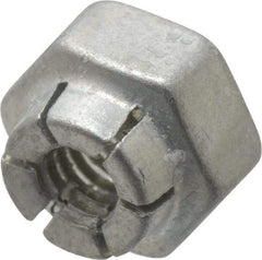 Flex-Loc - #8-32 UNJC Grade 2 Hex Lock Nut with Expanding Flex Top - Cadmium-Plated Finish, Meets Military Specifications - Makers Industrial Supply