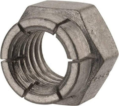 Flex-Loc - 7/16-14 UNC Grade 2 Hex Lock Nut with Expanding Flex Top - Cadmium-Plated Finish, Meets Military Specifications - Makers Industrial Supply