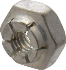 Flex-Loc - #8-32 UNJC Grade 2 Hex Lock Nut with Expanding Flex Top - 3/16" High, Cadmium-Plated Finish, Meets Military Specifications - Makers Industrial Supply