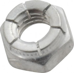 Flex-Loc - 5/16-18 UNC Grade 2 Hex Lock Nut with Expanding Flex Top - 17/64" High, Cadmium-Plated Finish, Meets Military Specifications - Makers Industrial Supply