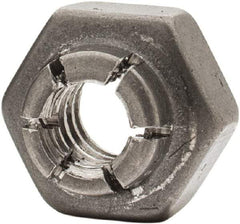 Flex-Loc - #10-24 UNJC 18-8 Hex Lock Nut with Expanding Flex Top - Uncoated, Meets Military Specifications - Makers Industrial Supply