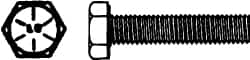 Made in USA - 1/4-28 UNF, 1-1/2" Length Under Head Hex Head Cap Screw - Fully Threaded, Grade 8 Alloy Steel, Zinc Yellow Dichromate Finish, 7/16" Hex - Makers Industrial Supply