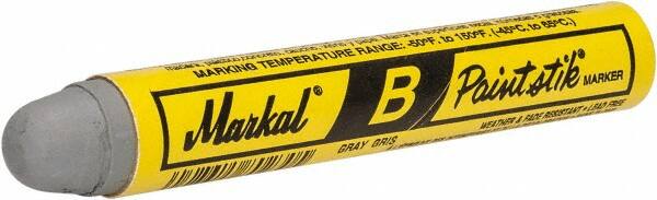 Markal - Gray Marker/Paintstick - Oil Base Ink - Makers Industrial Supply