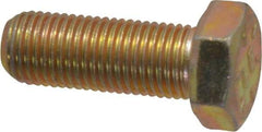 Value Collection - 3/8-24 UNF, 1" Length Under Head Hex Head Cap Screw - Fully Threaded, Grade 8 Alloy Steel, Zinc-Plated Finish, 9/16" Hex - Makers Industrial Supply