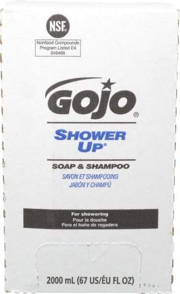 GOJO - 2,000 mL Bag-in-Box Refill Pleasant Hair & Body Wash - Rose, For Use with 7200-01 - Makers Industrial Supply