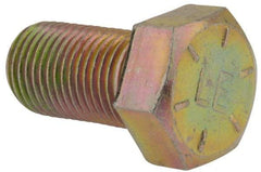 Value Collection - 9/16-18 UNF, 1" Length Under Head Hex Head Cap Screw - Fully Threaded, Grade 8 Alloy Steel, Zinc-Plated Finish, 13/16" Hex - Makers Industrial Supply