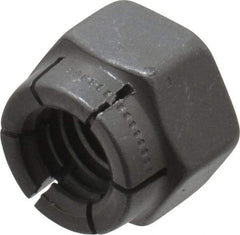 Flex-Loc - 3/8-16 UNC Grade 2 Hex Lock Nut with Expanding Flex Top - Uncoated, Meets Military Specifications - Makers Industrial Supply