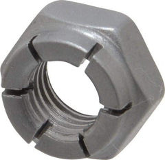 Flex-Loc - 5/16-24 UNF Grade 2 Hex Lock Nut with Expanding Flex Top - 1/2" Width Across Flats, 17/64" High, Uncoated - Makers Industrial Supply