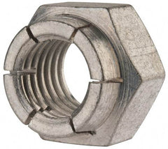 Flex-Loc - 3/4-10 UNC Grade 2 Heavy Hex Lock Nut with Expanding Flex Top - Cadmium-Plated Finish, Meets Military Specifications - Makers Industrial Supply