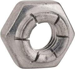 Flex-Loc - 5/16-18 UNC Grade 2 Heavy Hex Lock Nut with Expanding Flex Top - 17/64" High, Cadmium-Plated Finish, Meets Military Specifications - Makers Industrial Supply