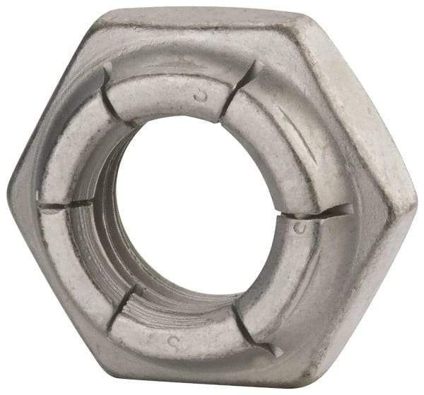 Flex-Loc - 5/8-11 UNC Grade 2 Heavy Hex Lock Nut with Expanding Flex Top - Cadmium-Plated Finish, Meets Military Specifications - Makers Industrial Supply