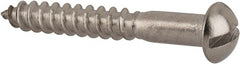 Value Collection - #8, 1-1/4" Length Under Head, Slotted Drive, Round Head Wood Screw - Makers Industrial Supply