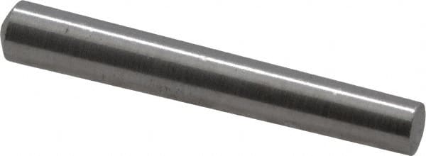 Value Collection - Size 4/0, 0.0934" Small End Diam, 0.109" Large End Diam, Uncoated Steel Taper Pin - Grade C-12L14, 3/4" OAL, 3/4 Pin Length - Makers Industrial Supply