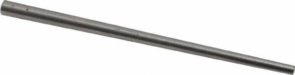 Value Collection - Size 0, 0.0936" Small End Diam, 0.156" Large End Diam, Uncoated Steel Taper Pin - Grade C-12L14, 3" OAL, 3 Pin Length - Makers Industrial Supply