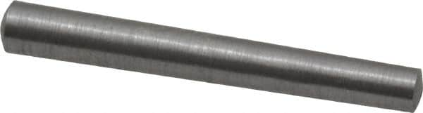 Value Collection - Size 2, 0.1618" Small End Diam, 0.193" Large End Diam, Uncoated Steel Taper Pin - Grade C-12L14, 1-1/2" OAL, 1-1/2 Pin Length - Makers Industrial Supply