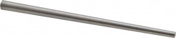 Value Collection - Size 3, 0.1358" Small End Diam, 0.219" Large End Diam, Uncoated Steel Taper Pin - Grade C-12L14, 4" OAL, 4 Pin Length - Makers Industrial Supply