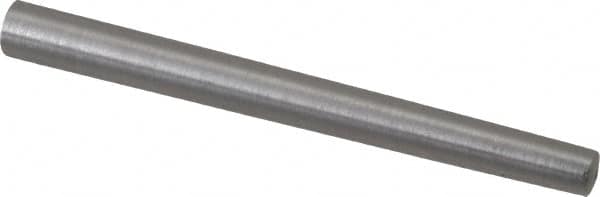 Value Collection - Size 5, 0.2266" Small End Diam, 0.289" Large End Diam, Uncoated Steel Taper Pin - Grade C-12L14, 3" OAL, 3 Pin Length - Makers Industrial Supply