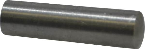 Value Collection - Size 6, 0.315" Small End Diam, 0.341" Large End Diam, Uncoated Steel Taper Pin - Grade C-12L14, 1-1/4" OAL, 1-1/4 Pin Length - Makers Industrial Supply