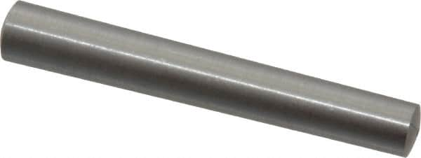 Value Collection - Size 6, 0.2942" Small End Diam, 0.341" Large End Diam, Uncoated Steel Taper Pin - Grade C-12L14, 2-1/4" OAL, 2-1/4 Pin Length - Makers Industrial Supply