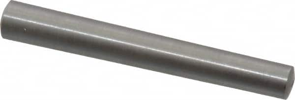 Value Collection - Size 6, 0.289" Small End Diam, 0.341" Large End Diam, Uncoated Steel Taper Pin - Grade C-12L14, 2-1/2" OAL, 2-1/2 Pin Length - Makers Industrial Supply