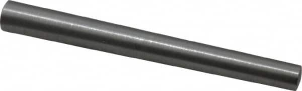 Value Collection - Size 8, 0.3984" Small End Diam, 0.492" Large End Diam, Uncoated Steel Taper Pin - Grade C-12L14, 4-1/2" OAL, 4-1/2 Pin Length - Makers Industrial Supply