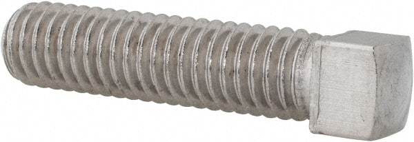 Value Collection - 3/8-16 UNC, 1-1/2" Length Under Head, Cup Point Set Screw - Grade 18-8 Stainless Steel - Makers Industrial Supply