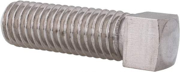 Value Collection - 1/2-13 UNC, 1-1/2" Length Under Head, Cup Point Set Screw - Grade 18-8 Stainless Steel - Makers Industrial Supply