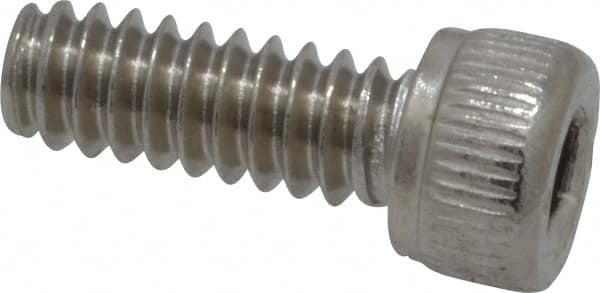 Value Collection - #6-32 UNC Hex Socket Drive, Socket Cap Screw - Grade 316 Stainless Steel, 3/8" Length Under Head - Makers Industrial Supply