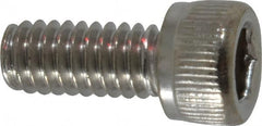 Value Collection - #8-32 UNC Hex Socket Drive, Socket Cap Screw - Grade 316 Stainless Steel, 3/8" Length Under Head - Makers Industrial Supply