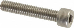 Value Collection - #10-32 UNF Hex Socket Drive, Socket Cap Screw - Grade 316 Stainless Steel, 1" Length Under Head - Makers Industrial Supply