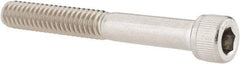 Value Collection - 1/4-20 UNC Hex Socket Drive, Socket Cap Screw - Grade 316 Stainless Steel, 2" Length Under Head - Makers Industrial Supply