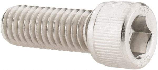 Value Collection - 3/8-16 UNC Hex Socket Drive, Socket Cap Screw - Grade 316 Stainless Steel, Fully Threaded, 1" Length Under Head - Makers Industrial Supply