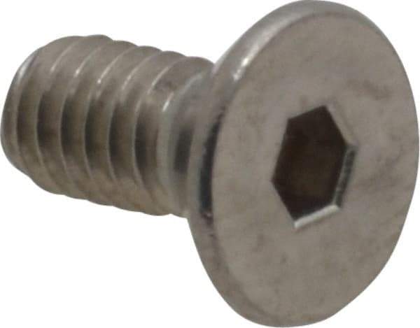 Value Collection - #8-32 UNC Hex Socket Drive, 82° Flat Screw - Grade 18-8 Stainless Steel, 3/8" OAL - Makers Industrial Supply